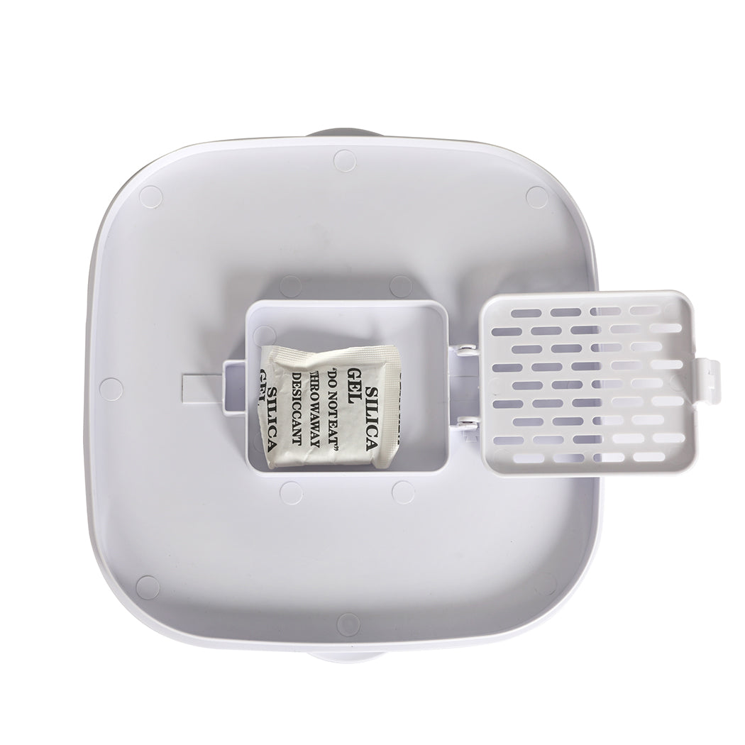 PaWz 5L Automatic Pet Feeder 2 Bowl White-1942352770094993411