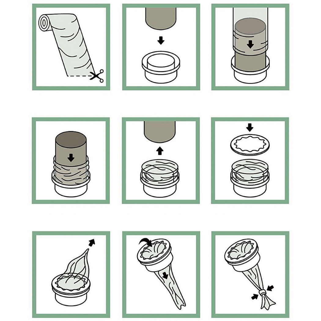 100m Nappy Bin Refill Kit Compatible