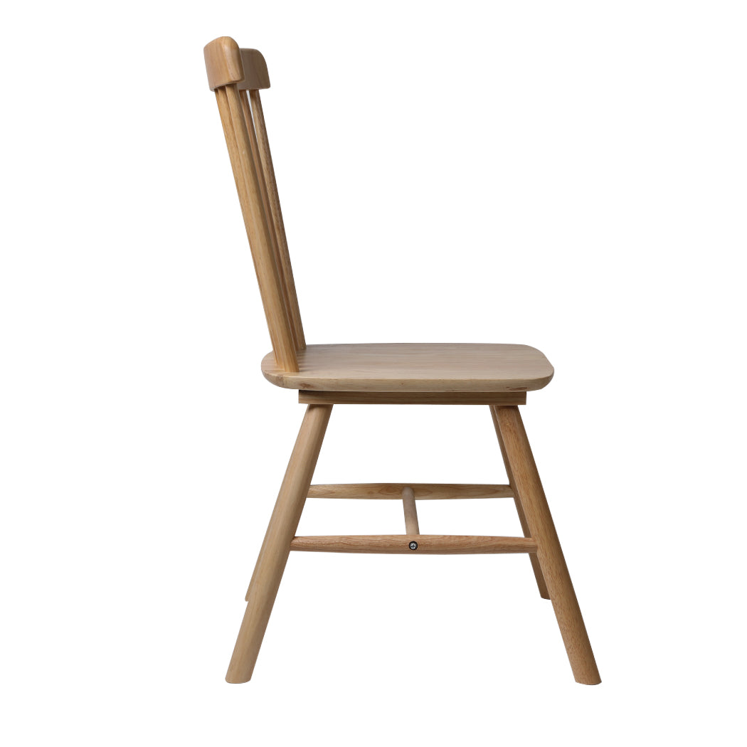 Levede 2x Dining Chairs Kitchen Windor Oak