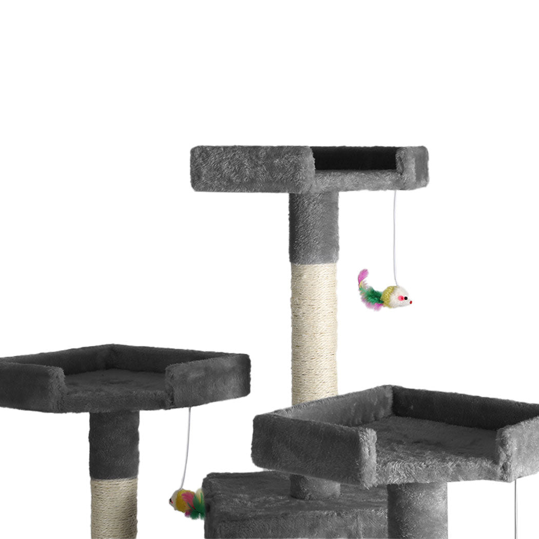 PaWz 184cm Cat Trees Scratching Post Grey-1942353258853044227