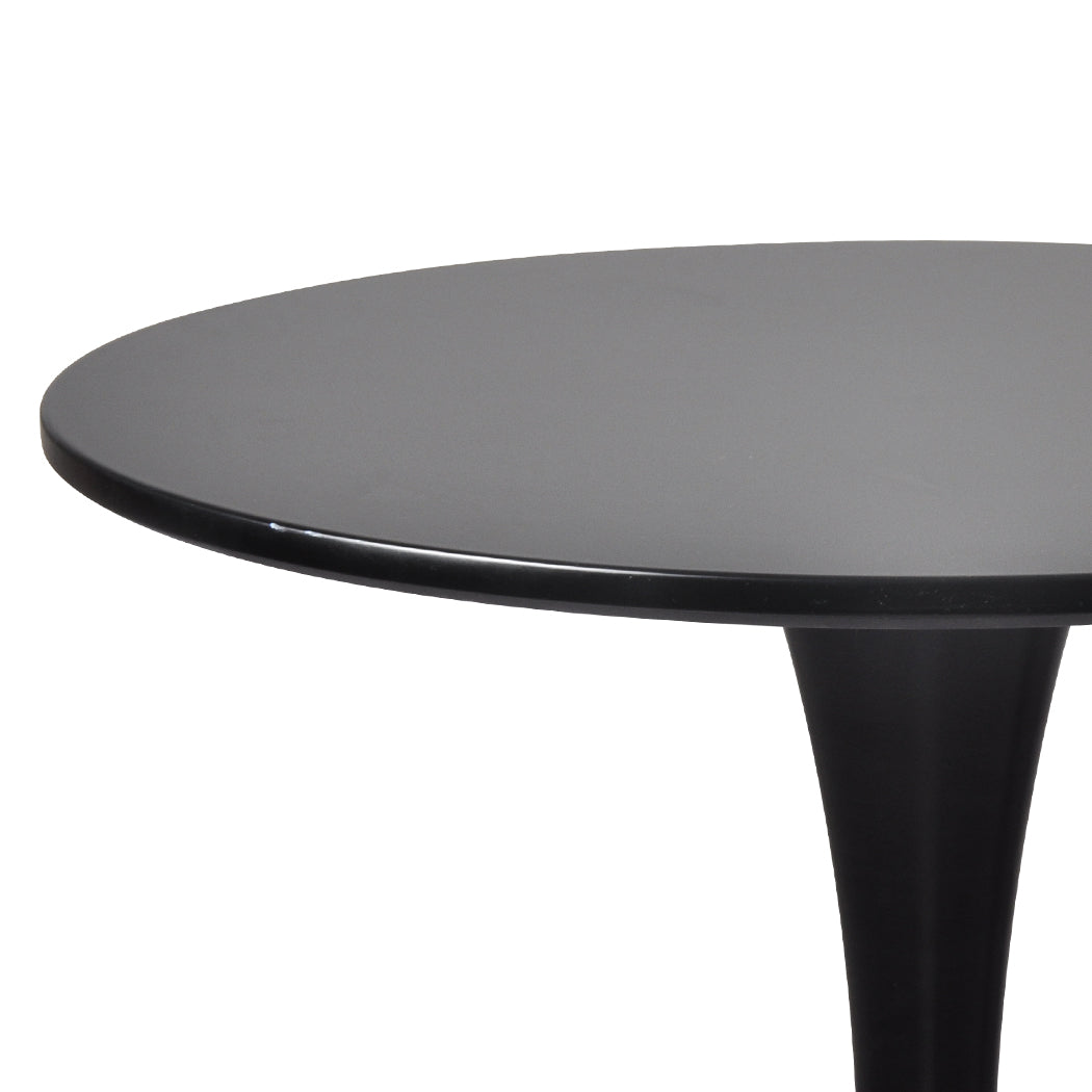 Levede 2x Round Bar Table Pub Tables Black