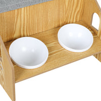 PaWz Wooden Pet House Cat Kennel Elevated-1942352763170197507