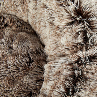 PaWz Pet Bed Cat Dog Donut Nest Calming M Brown Medium-1942353070264553475