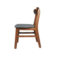 Levede 2xDining Chairs Kitchen Chair Brown 2Pack