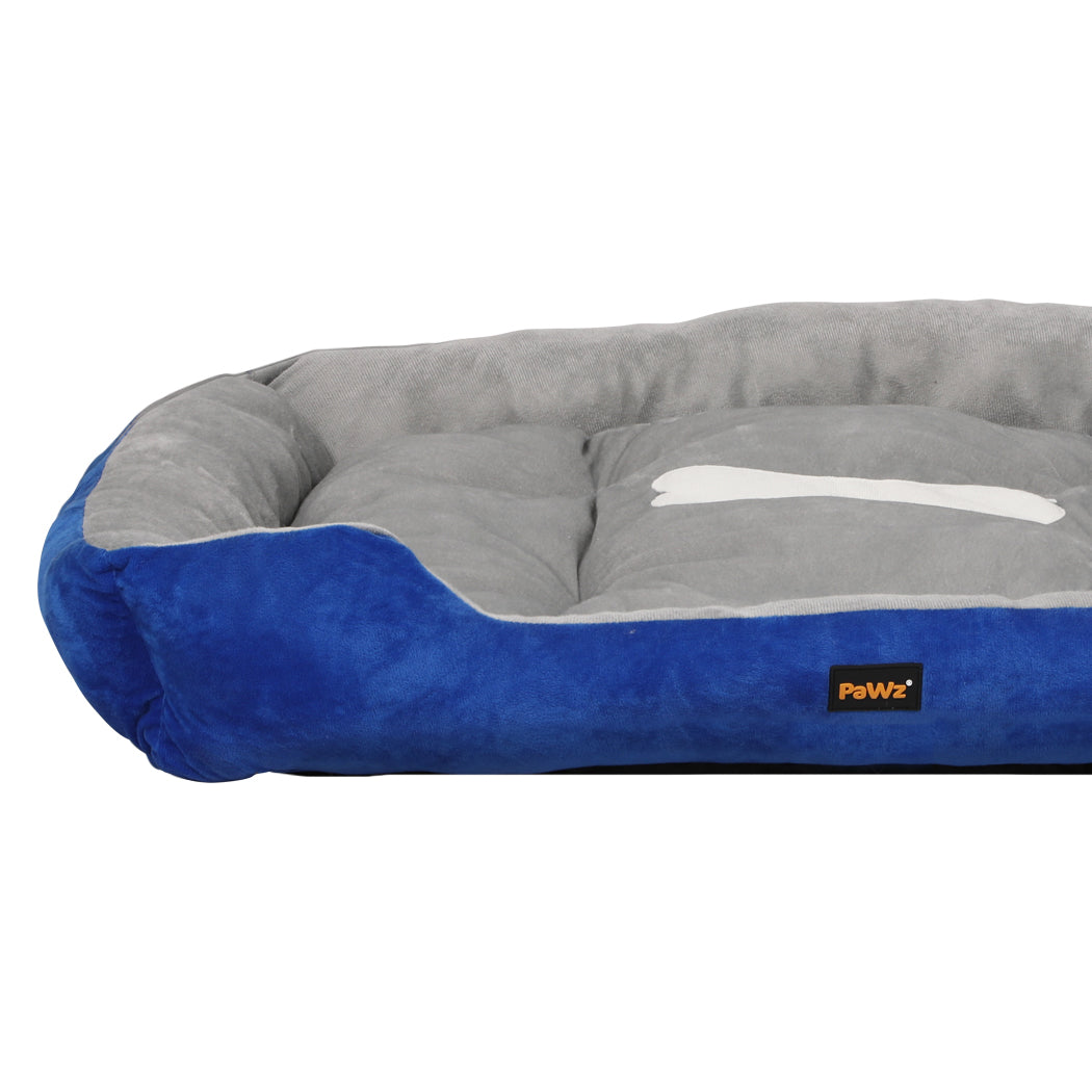 PaWz Pet Bed Dog Beds Bedding Mattress M Navy Medium