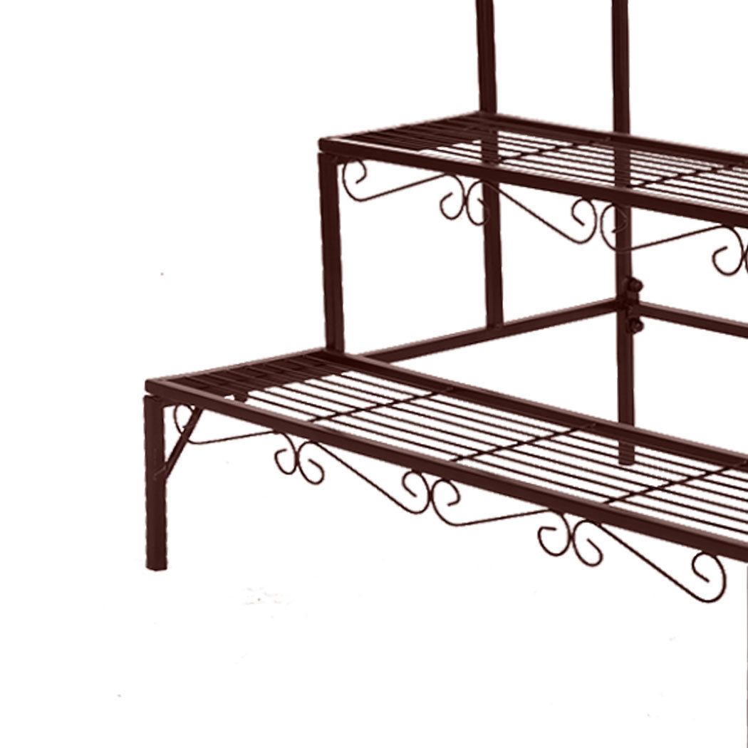 Levede Plant Stand 3 Tier Rectangle