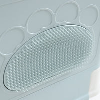 PaWz Foldable Cat Litter Box Tray Enclosed Blue-1942352746543976452
