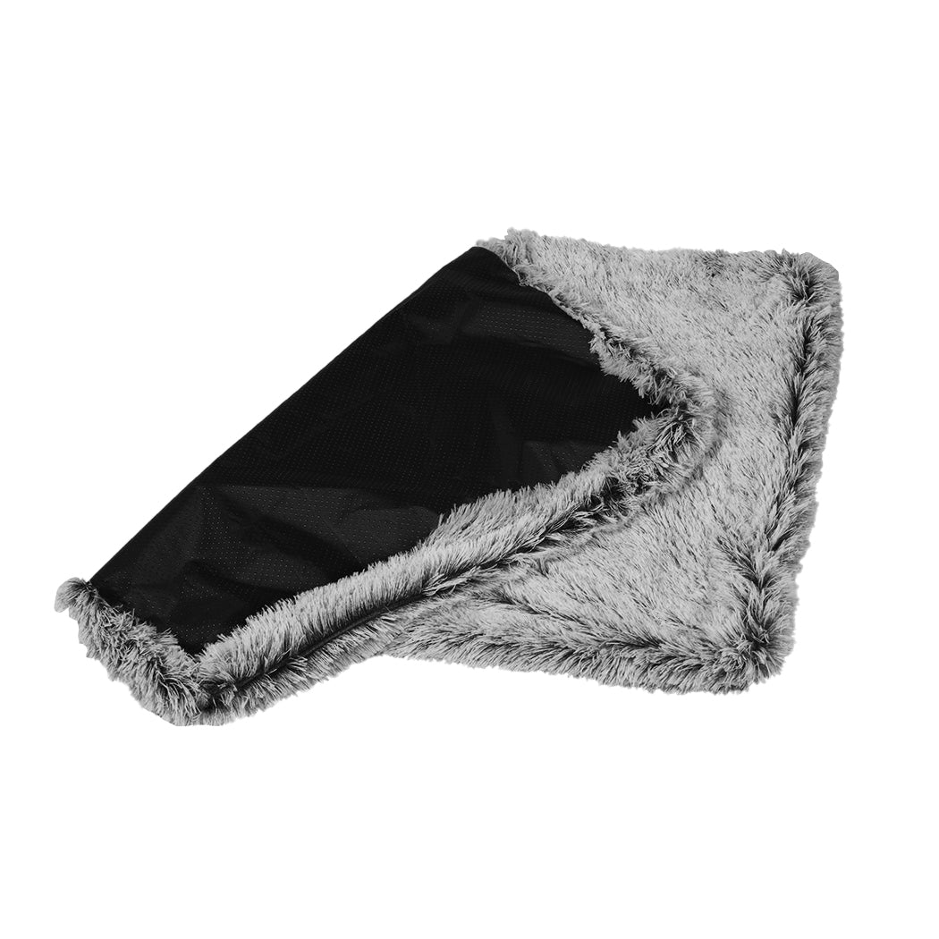 PaWz Dog Mat Pet Calming Bed Memory L Cober Charcoal Large-1942352739753398276
