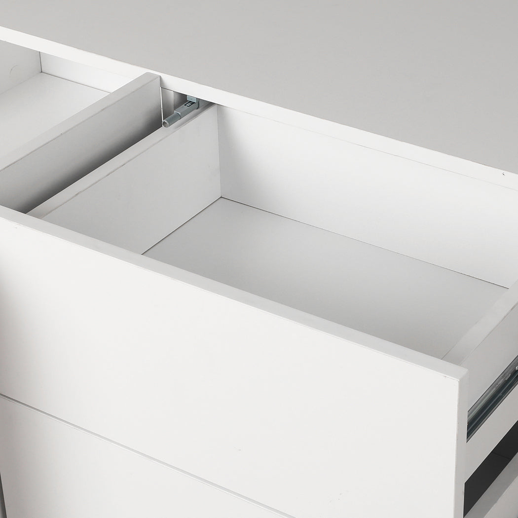 Levede Buffet Sideboard Storage Cabinet White