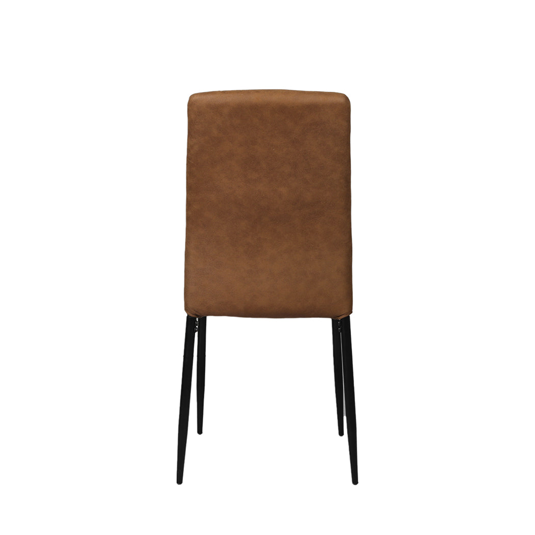 Levede 2x Dining Chairs Leathaire Kitchen