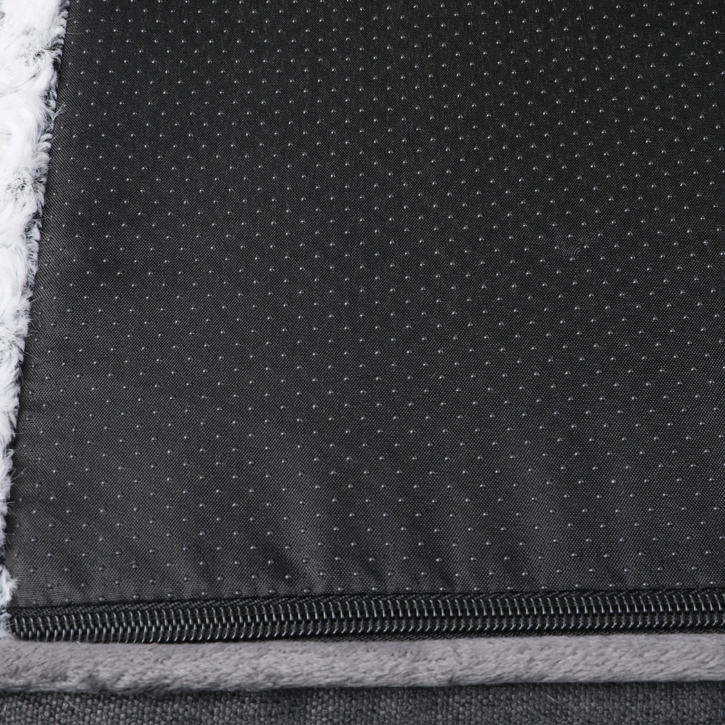 PaWz Pet Bed Dog Orthopedic Large Warm Grey-1942353081874386948