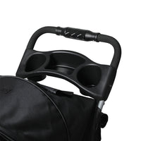 PaWz 4 Wheels Pet Stroller Dog Cat Cage Black-1942352820325978116