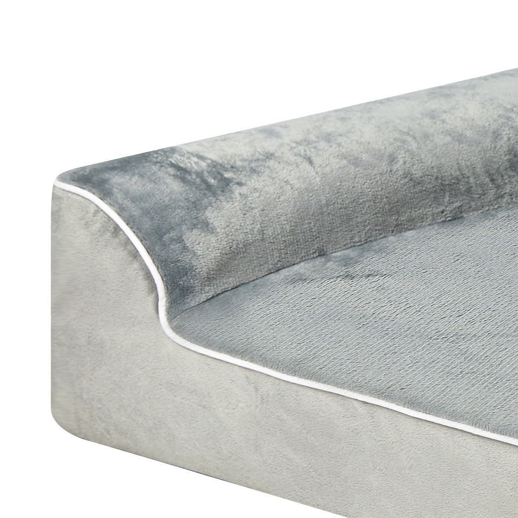 Pawz Orthopedic Dog Bed XL Grey-1942353669529931780