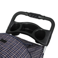 PaWz Large Pet Stroller Dog Cat Carrier Plaid-1942352820149817348