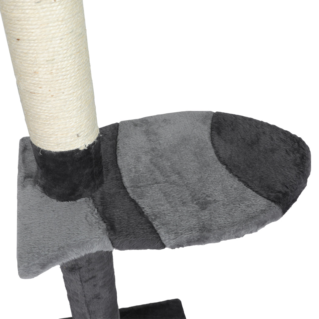 PaWz Cat Scratching Post Tree Condo Grey-1942352736225988612