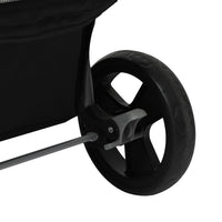 PaWz 4 Wheels Pet Stroller Dog Cat Cage Black-1942352820325978117