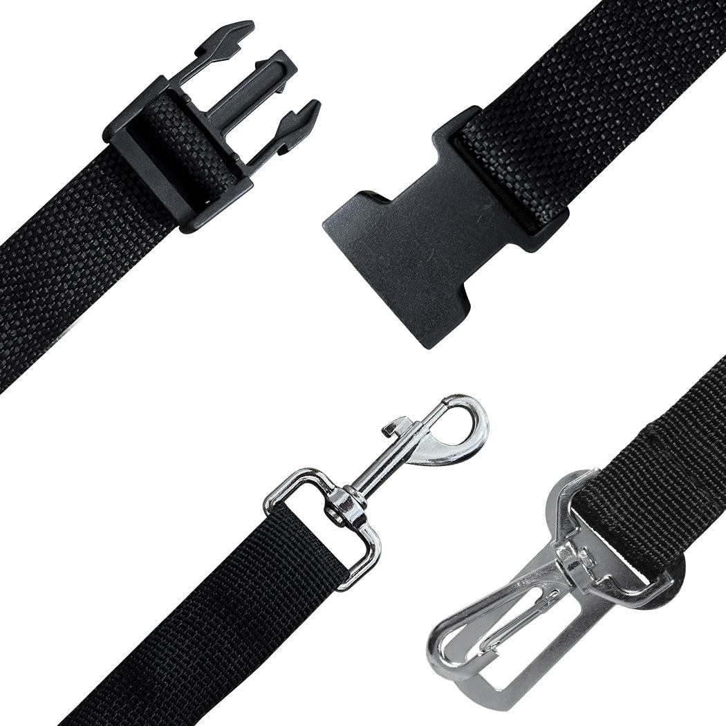 PaWz Dog Car Booster Seat Belt Pet Backrest Grey-1942352757189120005