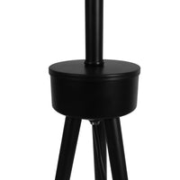 EMITTO Modern Tripod Floor Lamp Linen Beige