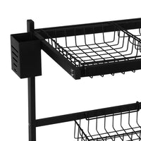 TOQUE Dish Drying Rack Over Sink Steel 85 CM