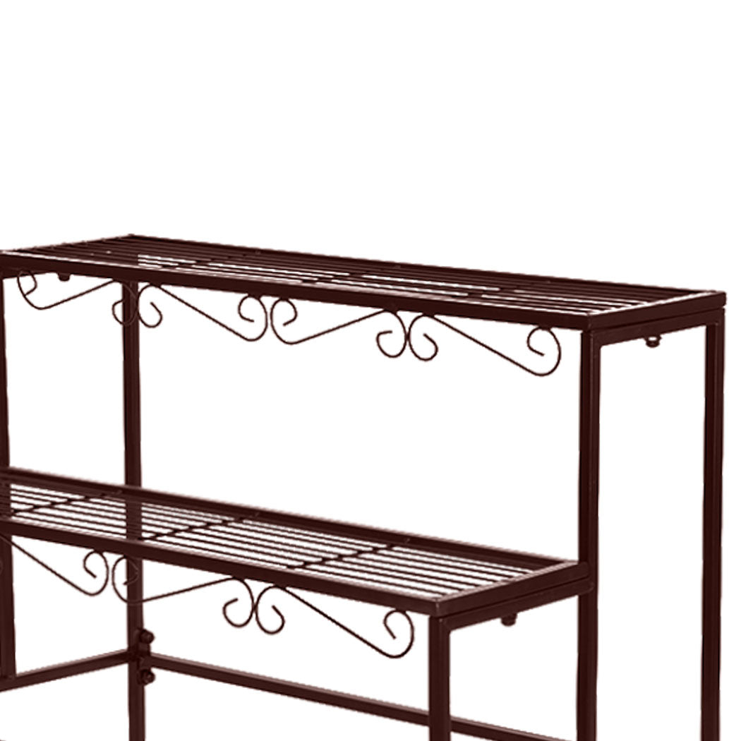 Levede Plant Stand 3 Tier Rectangle