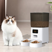 PaWz 5L Automatic Pet Feeder 2 Bowl White-1942352770094993415