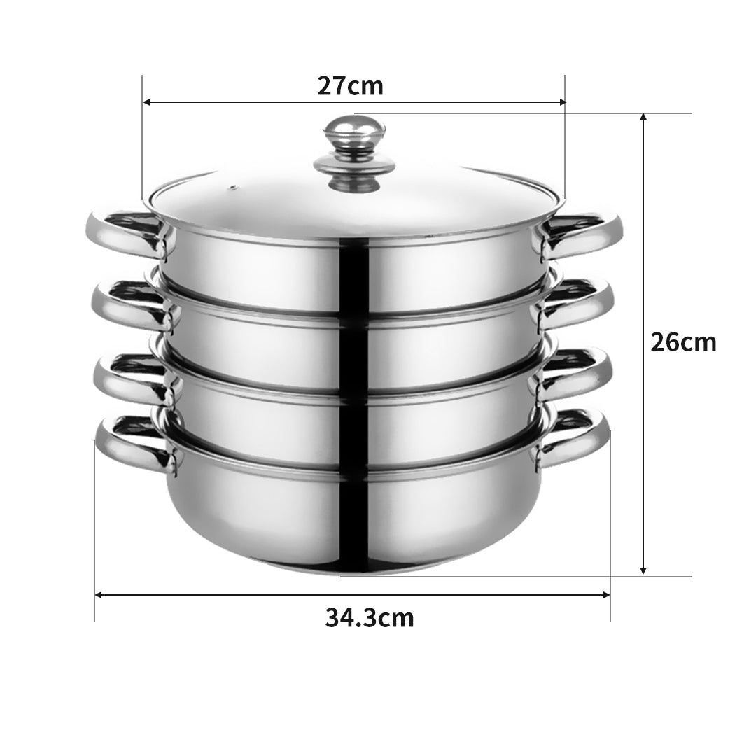 TOQUE Stainless Steel Steamer Meat Vegetable