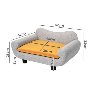 PaWz Pet Sofa Bed Dog Cat Detachable-1942352763518324738