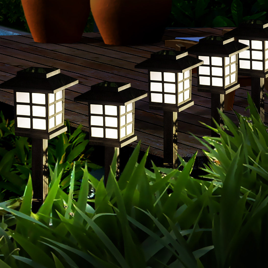 EMITTO 6x LED Solar Power Garden Lights