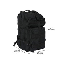 Slimbridge 40L Military Tactical Backpack Black