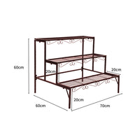 Levede Plant Stand 3 Tier Rectangle