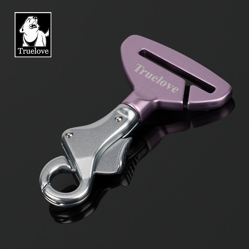 Car Seatbelt Safety Hook - Purple/Silver