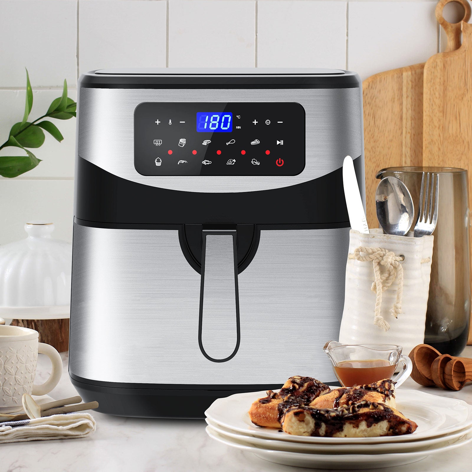 Kitchen Couture Digital 12L Air Fryer - Silver