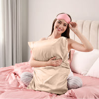 Pure Silk Pillow Case by Royal Comfort (Single Pack) - Champagne Pink