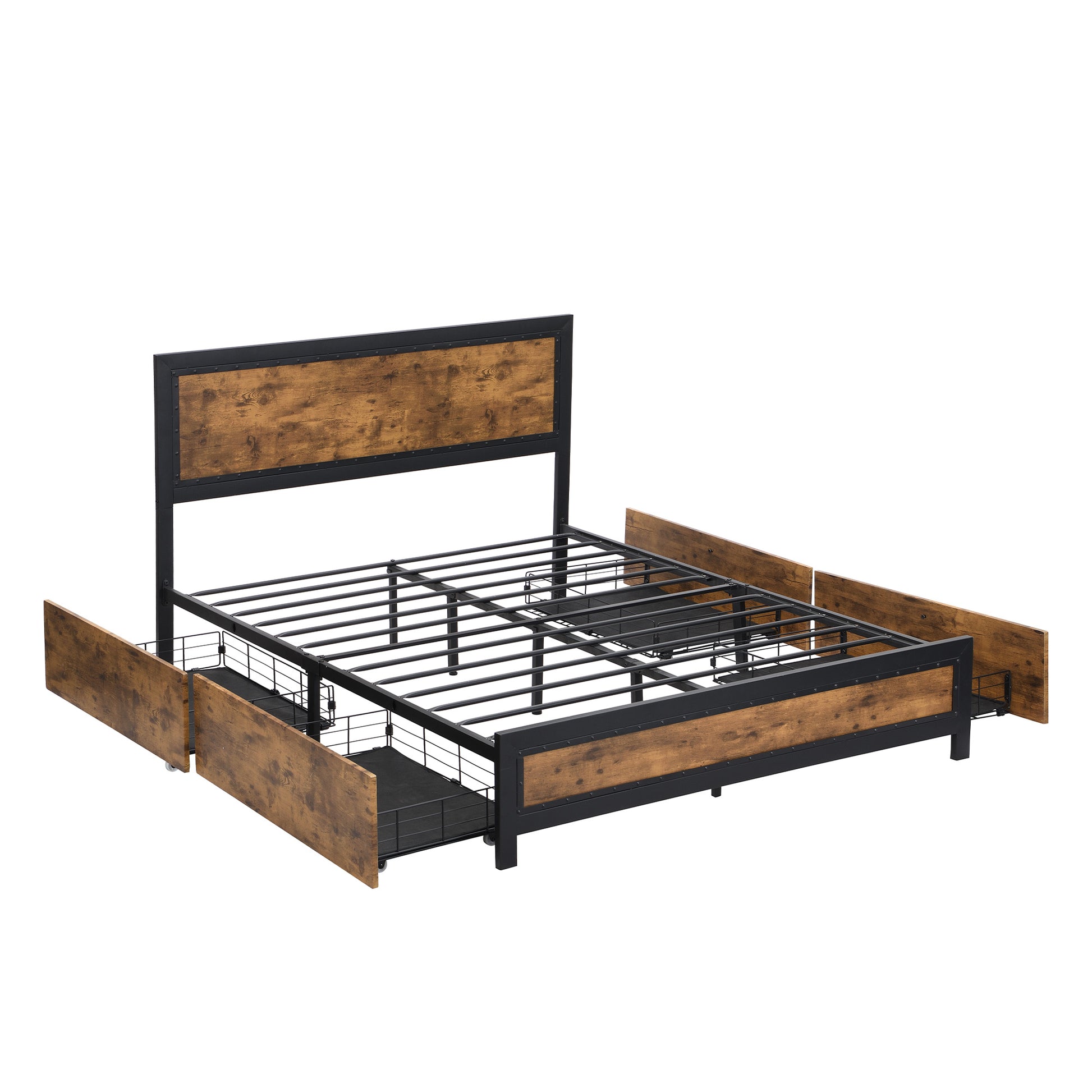 Levede Metal Bed Frame Double Mattress