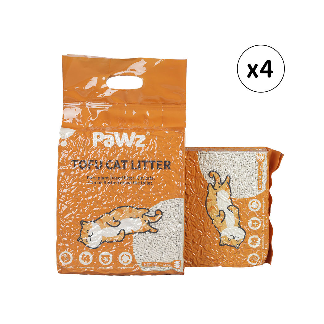 PaWz 2.5kg Tofu Cat Litter Clumping Natural