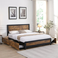 Levede Metal Bed Frame Double Mattress