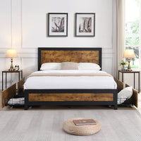 Levede Metal Bed Frame Queen Mattress