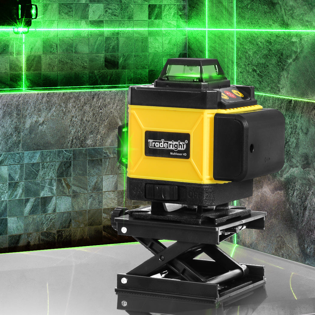 Traderight Laser Level Green Light 4D