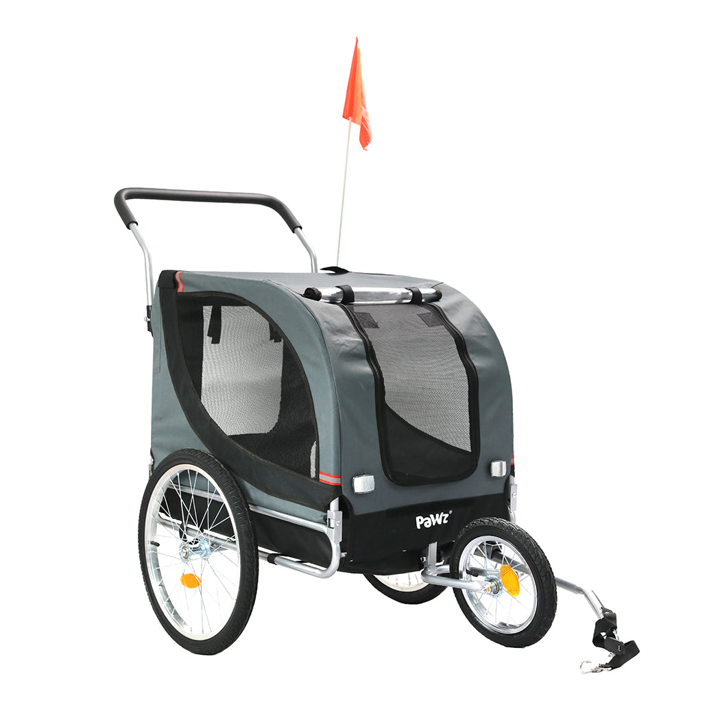 PaWz Pet Stroller Bike Trailer 3-IN-1 Sunroof