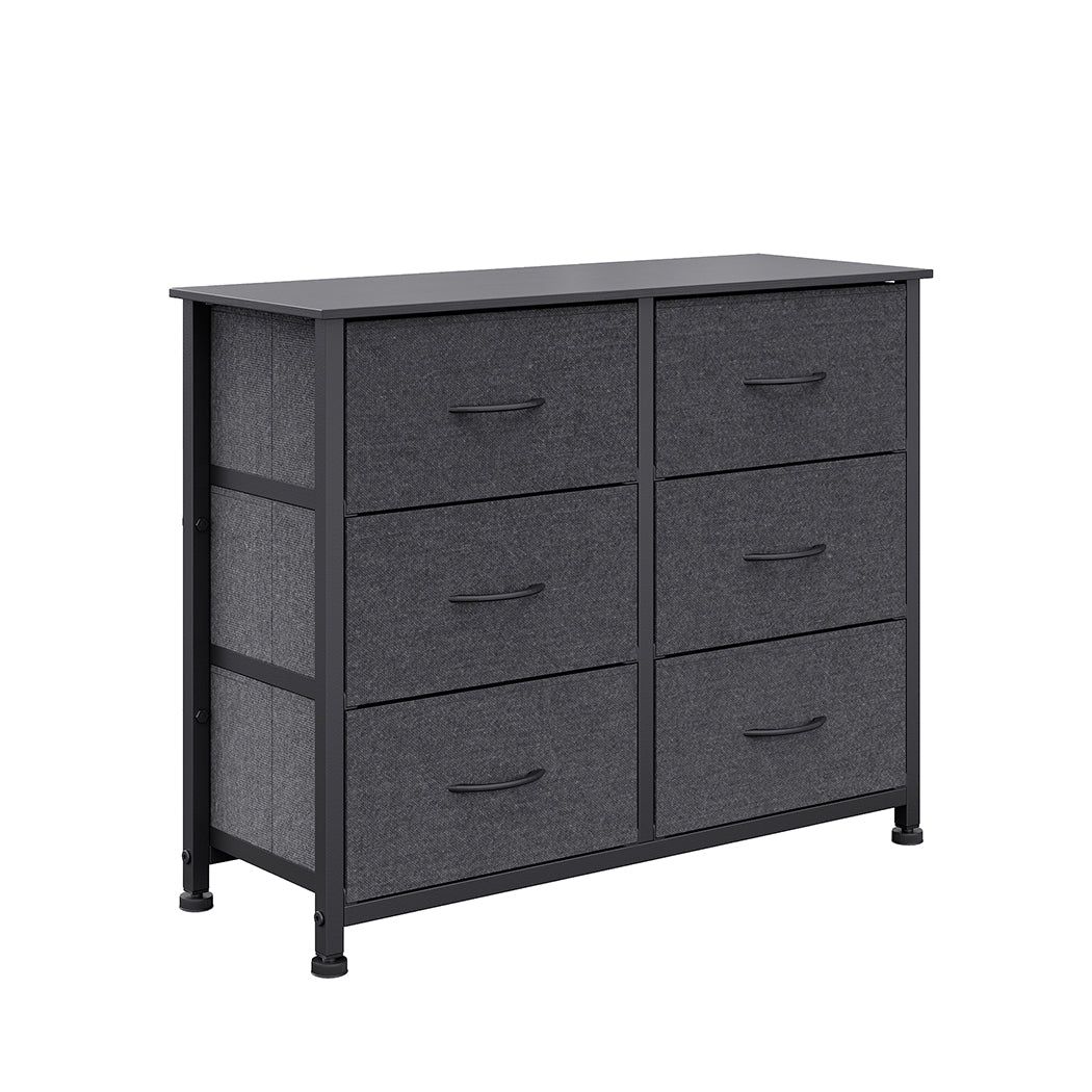 Levede Storage Cabinet Tower Chest Dark Grey