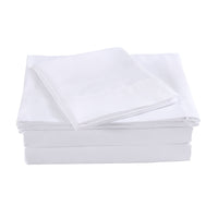 Royal Comfort Blended Bamboo Sheet Set White - King