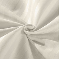 KENSINGTON 1200TC COTTON SHEET SET IN STRIPE-KING - SAND