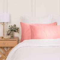 MULBERRY SILK PILLOW CASE TWIN PACK - SIZE: 51X76CM - BLUSH