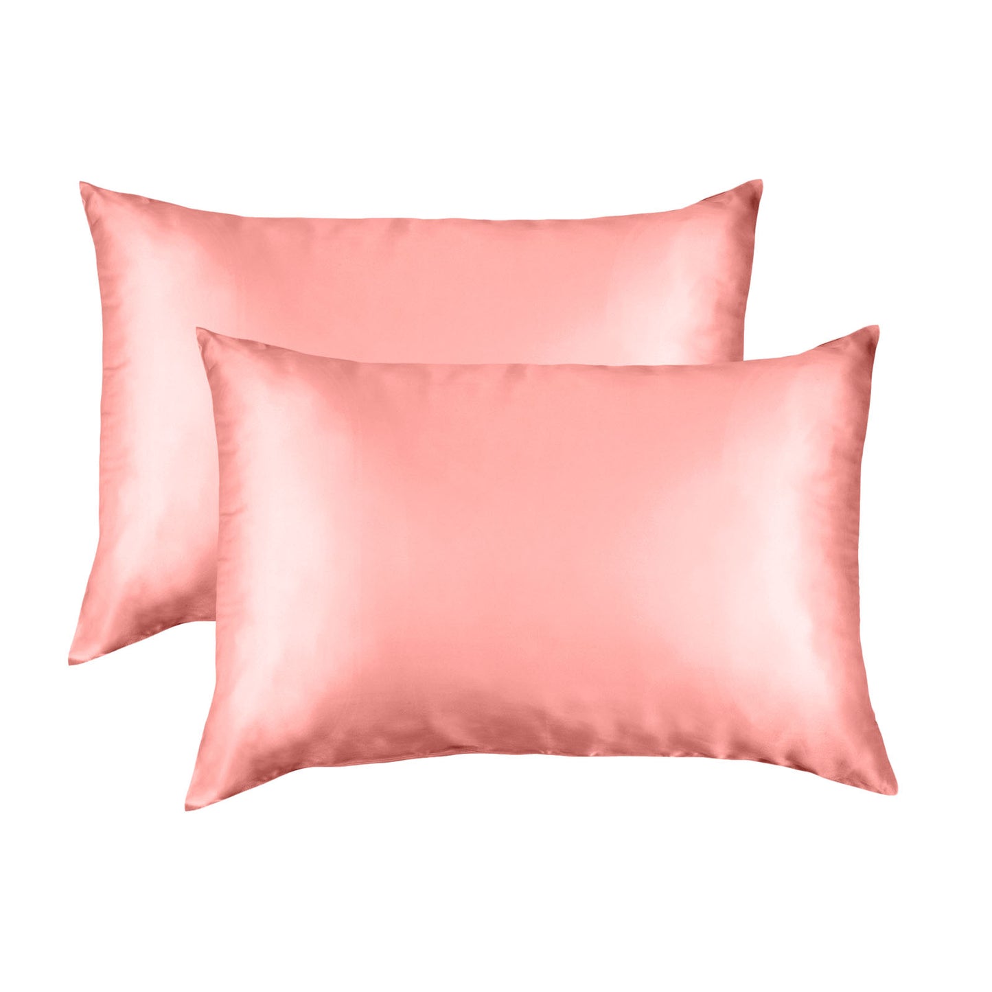 MULBERRY SILK PILLOW CASE TWIN PACK - SIZE: 51X76CM - BLUSH