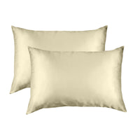 MULBERRY SILK PILLOW CASE TWIN PACK - SIZE: 51X76CM - CHAMPAGNE