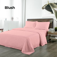 Royal Comfort Bamboo Blended Sheet Set Blush - King