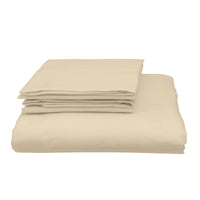Royal Comfort Blended Bamboo Quilt Cover Sets -Dark Ivory-Double