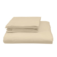 Royal Comfort Blended Bamboo Quilt Cover Set - King - Dark Ivory