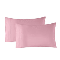 Royal Comfort Blended Bamboo Quilt Cover Sets -Blush-King