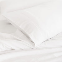 Royal Comfort - Balmain 1000TC Bamboo cotton Sheet Sets (King) - White